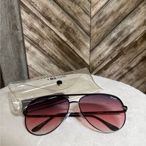 Quay Australia Gradient Pink Sunglasses